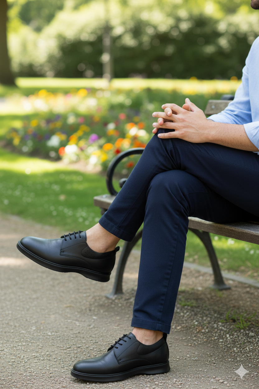 حذاء رجالي جلد اصلي